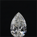 Natural Diamond 1.00 Carats, Pear with  Cut, I Color, SI1 Clarity and Certified by GIA