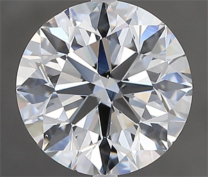 Picture of Natural Diamond 2.50 Carats, Round with Excellent Cut, G Color, VS2 Clarity and Certified by GIA