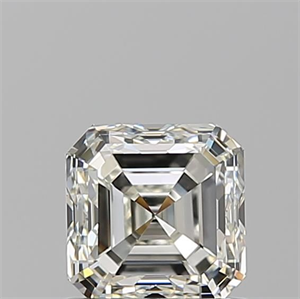 Foto Diamante Natural 0.90 quilates, Asscher , Color J, claridad VVS1 y certificado GIA de