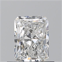 Natural Diamond 0.60 Carats, Radiant with  Cut, F Color, VS1 Clarity and Certified by GIA