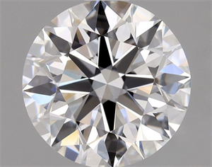 Picture of Natural Diamond 1.50 Carats, Round with Excellent Cut, E Color, VVS1 Clarity and Certified by GIA