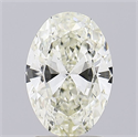 Natural Diamond 2.00 Carats, Oval with  Cut, L Color, SI1 Clarity and Certified by GIA
