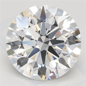 Picture of Lab Grown Diamond 3.59 Carats, Round with Excellent Cut, D Color, VVS1 Clarity and Certified by GIA