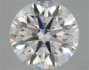 Picture of Lab Grown Diamond 5.03 Carats, Round with Excellent Cut, D Color, VVS1 Clarity and Certified by GIA