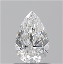 Natural Diamond 0.90 Carats, Pear with  Cut, E Color, VS1 Clarity and Certified by GIA