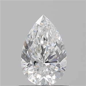 Picture of Natural Diamond 0.90 Carats, Pear with  Cut, E Color, VS1 Clarity and Certified by GIA