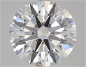 Natural Diamond 5.21 Carats, Round with Excellent Cut, F Color, VS2 Clarity and Certified by GIA