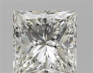 Picture of Natural Diamond 1.00 Carats, Princess with  Cut, I Color, VVS2 Clarity and Certified by GIA