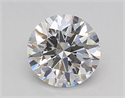 Lab Grown Diamond 1.02 Carats, Round with Ideal Cut, D Color, VS1 Clarity and Certified by IGI