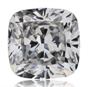Natural Diamond 0.52 Carats, Cushion with  Cut, F Color, VS1 Clarity and Certified by GIA