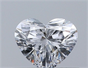 Natural Diamond 0.34 Carats, Heart with  Cut, D Color, VVS2 Clarity and Certified by GIA