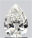 Diamante Natural 1.00 quilates, De pera , Color G, claridad SI1 y certificado GIA