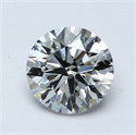 Lab Grown Diamond 4.51 Carats, Round with Ideal Cut, E Color, VVS2 Clarity and Certified by IGI