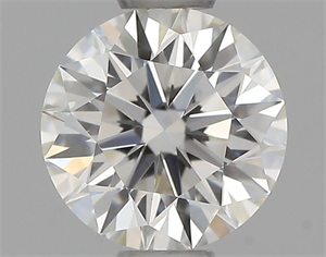 Picture of Natural Diamond 0.54 Carats, Round with Excellent Cut, I Color, VVS2 Clarity and Certified by GIA