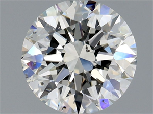 Picture of Natural Diamond 1.00 Carats, Round with Excellent Cut, H Color, SI1 Clarity and Certified by GIA