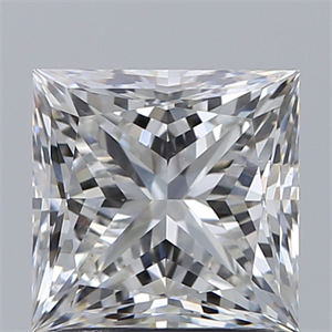 Foto Diamante Natural 1.70 quilates, Princesa , Color G, claridad VS2 y certificado GIA de
