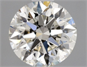 Natural Diamond 0.85 Carats, Round with Excellent Cut, J Color, SI1 Clarity and Certified by GIA