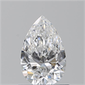 Natural Diamond 0.80 Carats, Pear with  Cut, E Color, VS1 Clarity and Certified by GIA
