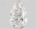 Natural Diamond 1.16 Carats, Pear with  Cut, F Color, VVS1 Clarity and Certified by GIA