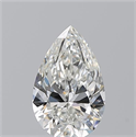 Natural Diamond 0.70 Carats, Pear with  Cut, H Color, VS2 Clarity and Certified by GIA