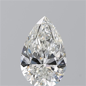 Picture of Natural Diamond 0.70 Carats, Pear with  Cut, H Color, VS2 Clarity and Certified by GIA