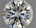 Natural Diamond 0.71 Carats, Round with Excellent Cut, H Color, VVS2 Clarity and Certified by GIA