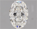 Natural Diamond 1.31 Carats, Oval with  Cut, F Color, VS2 Clarity and Certified by GIA