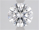 Lab Grown Diamond 1.30 Carats, Round with Ideal Cut, F Color, VS2 Clarity and Certified by IGI
