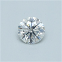 Diamante Natural 0.40 quilates, Redondo , Color E, claridad SI2 y certificado GIA