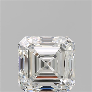 Picture of Natural Diamond 2.20 Carats, Asscher with  Cut, H Color, VVS2 Clarity and Certified by GIA