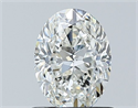 Diamante Natural 0.90 quilates, Ovalado , Color G, claridad VS2 y certificado GIA
