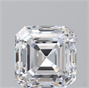 Natural Diamond 0.90 Carats, Asscher with  Cut, D Color, VS1 Clarity and Certified by GIA