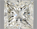 Natural Diamond 1.01 Carats, Princess with  Cut, J Color, VS1 Clarity and Certified by GIA