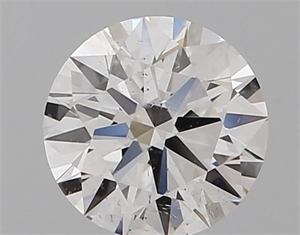 Foto Diamante Natural 0.54 quilates, Redondo , Color E, claridad SI2 y certificado GIA de