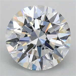 Picture of Lab Grown Diamond 1.05 Carats, Round with Ideal Cut, D Color, VS1 Clarity and Certified by IGI