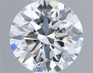 Picture of Natural Diamond 0.50 Carats, Round with Excellent Cut, H Color, VVS2 Clarity and Certified by IGI