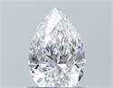 Diamante Natural 0.70 quilates, De pera , Color G, claridad VVS2 y certificado GIA