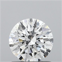 Natural Diamond 0.83 Carats, Round with Excellent Cut, D Color, SI1 Clarity and Certified by GIA