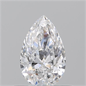 Diamante Natural 0.50 quilates, De pera , Color D, claridad VVS1 y certificado GIA