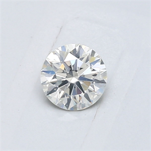 Picture of Natural Diamond 0.42 Carats, Round with Excellent Cut, J Color, I1 Clarity and Certified by GIA
