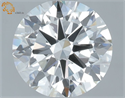 Lab Grown Diamond 1.30 Carats, Round with Ideal Cut, D Color, VS2 Clarity and Certified by IGI