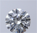 Natural Diamond 0.80 Carats, Round with Excellent Cut, F Color, SI1 Clarity and Certified by GIA