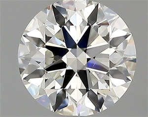 Picture of Natural Diamond 0.83 Carats, Round with Excellent Cut, I Color, VS1 Clarity and Certified by GIA