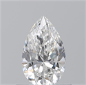 Diamante Natural 0.60 quilates, De pera , Color F, claridad VS1 y certificado GIA