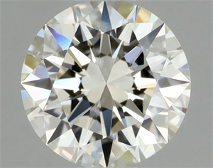 Picture of Natural Diamond 0.51 Carats, Round with Excellent Cut, J Color, IF Clarity and Certified by GIA