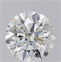 Diamante Natural 1.70 quilates, Redondo , Color I, claridad VVS2 y certificado GIA