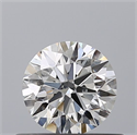 Natural Diamond 0.40 Carats, Round with Excellent Cut, E Color, SI1 Clarity and Certified by IGI