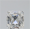 Natural Diamond 0.50 Carats, Cushion with  Cut, F Color, VS1 Clarity and Certified by GIA