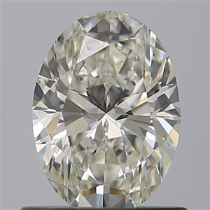 Picture of Natural Diamond 0.70 Carats, Oval with  Cut, H Color, VVS1 Clarity and Certified by IGI