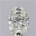 Natural Diamond 1.50 Carats, Oval with  Cut, J Color, SI2 Clarity and Certified by GIA